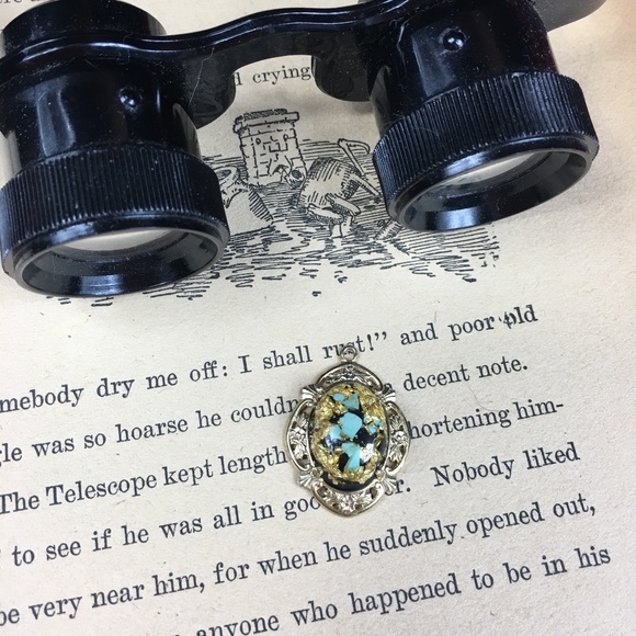 Vintage Dichroic Foil Glass Pendant - Picture 3 of 5